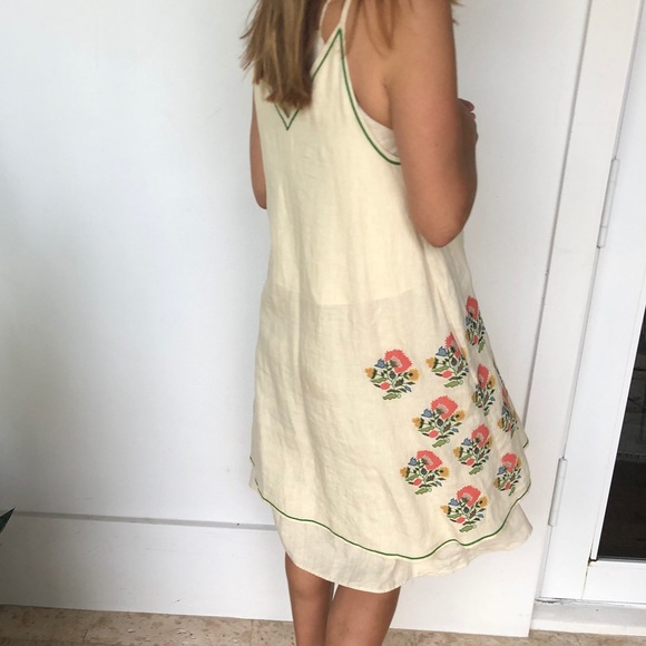 Loewe double layer ecru dress. - Picture 8 of 12